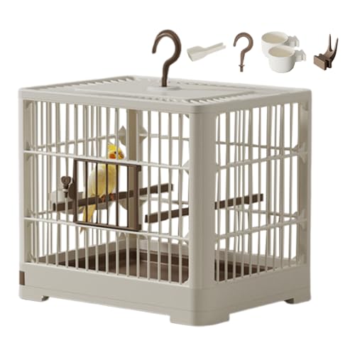 Kompakter Vogel-Transportrucksack – Atmungsaktive -Tragetasche aus Netzgewebe mit Verschluss, bequemer Matte, Futternapf und Metallhaken | Faltbarer Vogeltransport für Outdoor-Abenteuer und f Kompakter Vogel-Transportrucksack – Atmungsaktive -Tragetasche aus Netzgewebe mit Verschluss, bequemer Matte, Futternapf und Metallhaken | Faltbarer Vogeltransport für Outdoor-Abenteuer und f von Generic