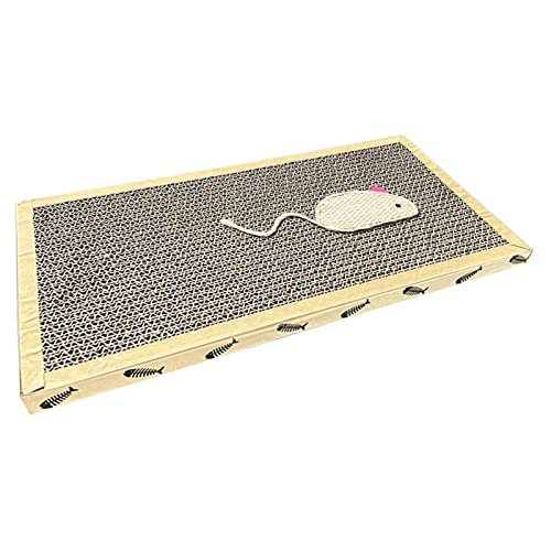 Kratzbrett, Katzenspielzeug, Kratzbaum aus Karton, langlebige Katzen-Kratzmatte mit wendbaren Kratztexturen, Design für Innenbereich, Katzenspielzeug, Kätzchen, Lounge, Möbelschutz Kratzbrett, Katzenspielzeug, Kratzbaum aus Karton, langlebige Katzen-Kratzmatte mit wendbaren Kratztexturen, Design für Innenbereich, Katzenspielzeug, Kätzchen, Lounge, Möbelschutz von Generic