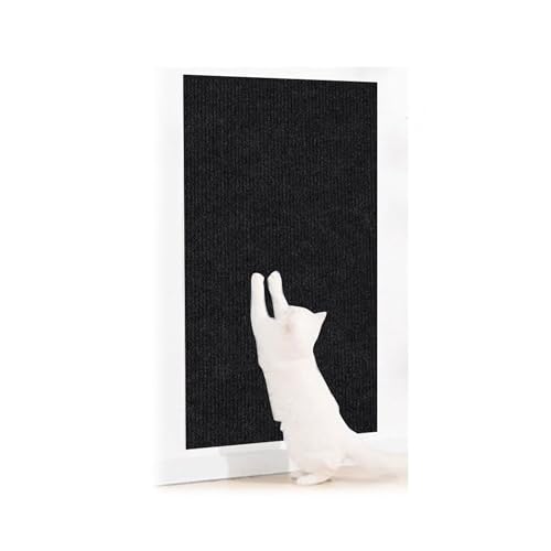 Kratzbrett DIY Climbing Kratzschutz Sofa Katze Möbelschoner von Katzen, 40X100CM Selbstklebend Matte Schutz Katze Kratzschutz Kissen Anti-Kratzer Sofa Kissen (1-Schwarz,30CM) von Generic