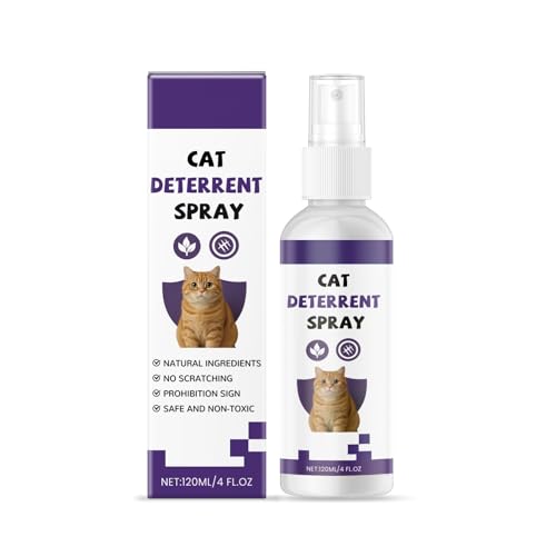 Kratzfestes Spray,Anti Kratz Spray fur Katzen, 120ml Katzenfernhaltespray,Fernhaltespray Katzenabwehrspray fur Innen und AuBen,Kratzfestes for Sofa,Mobel,schutzt lhr Zuhause (White, 120ml) von Generic