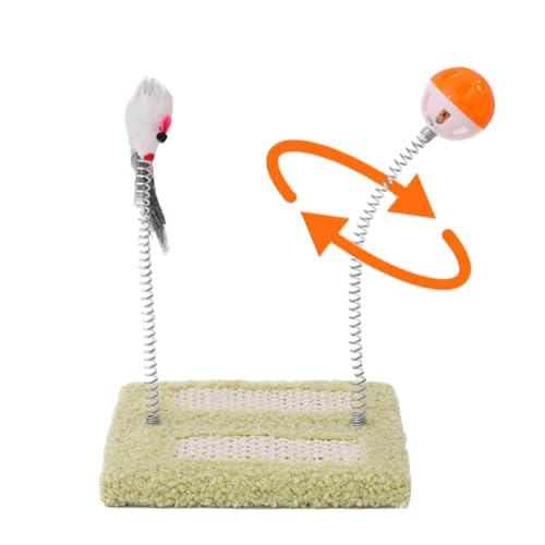 Kratzspielzeug aus Pappe, Kratzspielzeug für Katzen, Indoor-Kratzspielzeug mit Glocke zum Verfolgen, Kratzstämme für Indoor-Katzen, Maus zum Trainieren, für Kratzspielzeug aus Pappe, Kratzspielzeug für Katzen, Indoor-Kratzspielzeug mit Glocke zum Verfolgen, Kratzstämme für Indoor-Katzen, Maus zum Trainieren, für von Generic