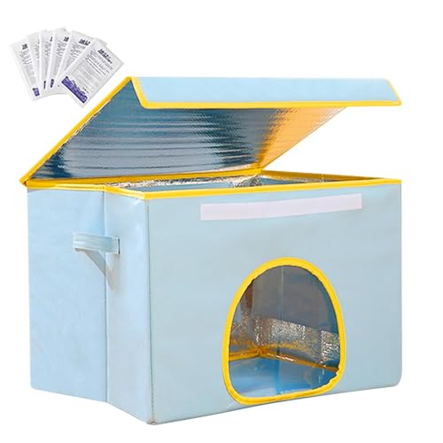 Kühlendes Hundehaus, Klimaanlage für Haustiere, zusammenklappbares Kühlhaus für Haustiere, Katzenhaus mit Klimaanlage, 6 Eisbeutel, Kühlhaus Kühlendes Hundehaus, Klimaanlage für Haustiere, zusammenklappbares Kühlhaus für Haustiere, Katzenhaus mit Klimaanlage, 6 Eisbeutel, Kühlhaus von Generic