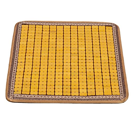 Kühlmatte Hund Kühlmatte Für Hunde Hundematte Haustierhüttenmatte Sommerbambusmatte Zwingerbett Eisunterlage Hundekäfigmatte Schlafkissen Sommerkühlunterlage, Gold, Größe M 50x70cm von Generic