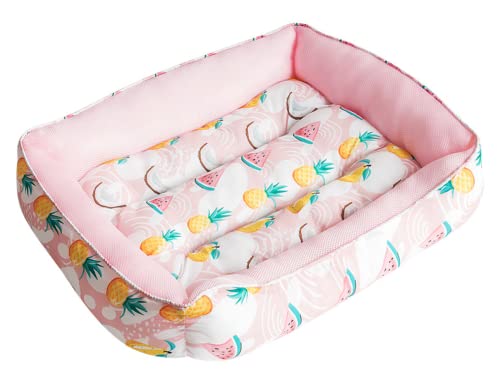 Kühlmatte Hund Kühlmatte Für Hunde Sommer Hundehütte Four Seasons Universal Sommermatte Zwinger Teddy Hundekatzenhütte Sommer Eismatte Hundematte Coole Zwinger Heimtierbedarf, Pink Fruit, M Kühlmatte Hund Kühlmatte Für Hunde Sommer Hundehütte Four Seasons Universal Sommermatte Zwinger Teddy Hundekatzenhütte Sommer Eismatte Hundematte Coole Zwinger Heimtierbedarf, Pink Fruit, M von Generic