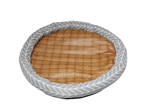 Kühlmatte Hund Kühlmatte Für Hunde Sommer Katzenzwinger Rattan Leinenmatte Zwinger Hundehütte Vier Jahreszeiten Universal-antihaftmatte Antihaft-haustierbedarf, Grauer Pfeiltyp, 50 cm Kühlmatte Hund Kühlmatte Für Hunde Sommer Katzenzwinger Rattan Leinenmatte Zwinger Hundehütte Vier Jahreszeiten Universal-antihaftmatte Antihaft-haustierbedarf, Grauer Pfeiltyp, 50 cm von Generic
