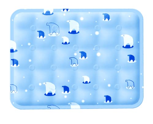 Kühlmatte Hund Sommer-Haustier-EIS-pad, Hundematte, Katzen-eisnest, Schlafunterlage, Kühlunterlage, Hund, Kühle Unterlage, Gel, Weiche Eisunterlage, Himmelblauer Eisbär, Größe M-40 * 50 cm Kühlmatte Hund Sommer-Haustier-EIS-pad, Hundematte, Katzen-eisnest, Schlafunterlage, Kühlunterlage, Hund, Kühle Unterlage, Gel, Weiche Eisunterlage, Himmelblauer Eisbär, Größe M-40 * 50 cm von Generic