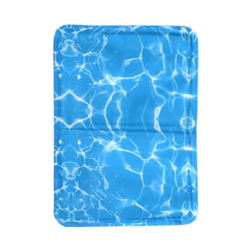 Kühlung Hundebett, Haustierkühl Matte - Hundedecke Pad,Weiche tragbare atmungsaktive Haustierbettmatte für kleine mittlere Haustiere Katzen Dogshot Wetter von Generic