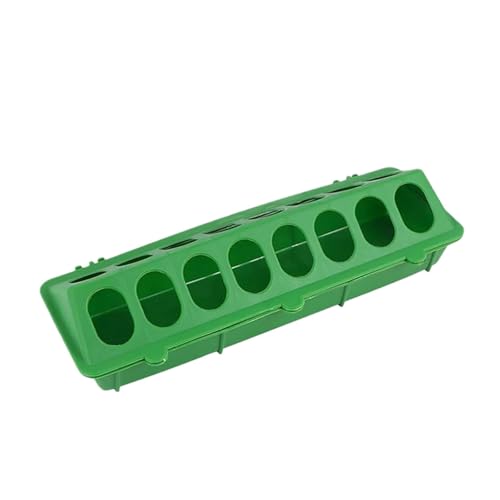 Küken Futterautomat Baby Chick Feeder Wachtel Feeder geflügel futterautomat und tränke im Set futterspender hühner küken für Hühnchen Enten Geflügel (Grün) von Generic