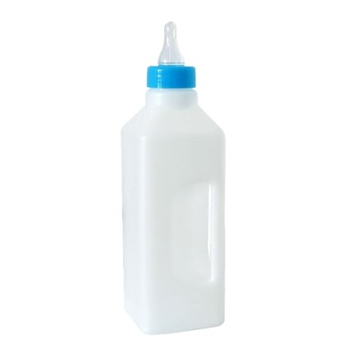 Lammmilchflasche, Bauernhoftierflasche, Trinkflasche, Krug, 850 Ml, für Stillzubehör, Blau von Generic