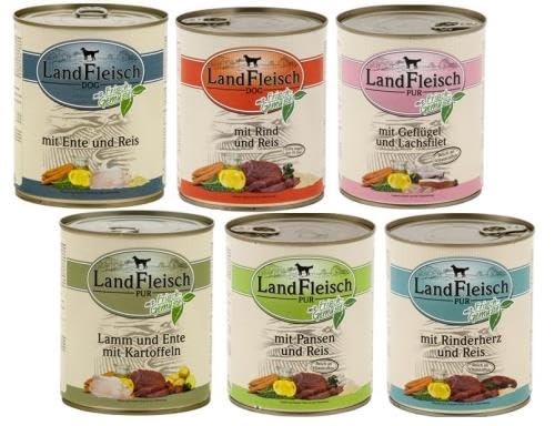 Landfleisch Dog Adult 18 x 800 g Dosen Hundefutter Nassfutter max. 5 Sorten wählbar Landfleisch Dog Adult 18 x 800 g Dosen Hundefutter Nassfutter max. 5 Sorten wählbar von Generic