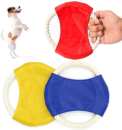 Langlebiges Outdoor-Hundespielzeug mit fliegenden Frisbees, natürliches Baumwollseil und wasserdichtes Oxford-Gewebe, entworfen, um sicherzustellen, dass es trotz regelmäßigem Kauen lange hält, Farbe Langlebiges Outdoor-Hundespielzeug mit fliegenden Frisbees, natürliches Baumwollseil und wasserdichtes Oxford-Gewebe, entworfen, um sicherzustellen, dass es trotz regelmäßigem Kauen lange hält, Farbe von Generic