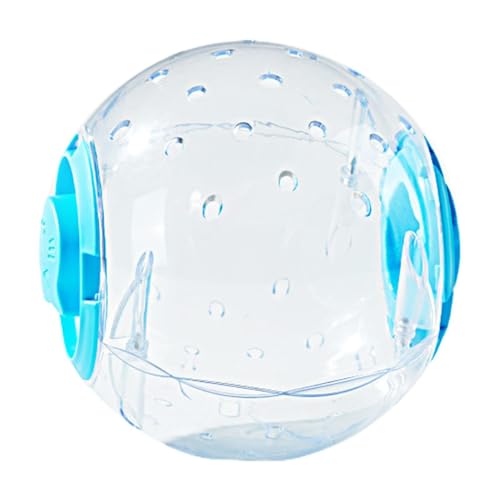 Laufball für Hamster, Hamsterball Zwergspielzeug für Hamster - Joggingball mit Igel, leise, geruchlos, atmungsaktiv, 7 Zoll, mit Rad, transparent von Generic