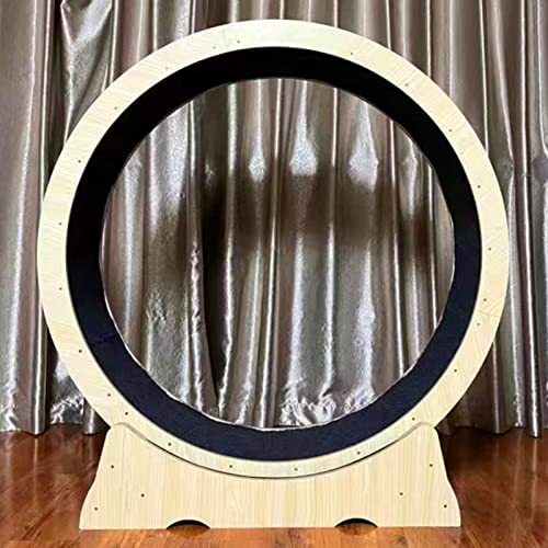 Laufrad für Katzen, leise, klein, mittelgroß, groß, Katzenlaufband, hölzernes Indoor-Katzen-Laufradspielzeug mit Kleiner Spaltbremse, Katzenrad 80/90/100 cm, einfache Montage (Größe: S-Innen Laufrad für Katzen, leise, klein, mittelgroß, groß, Katzenlaufband, hölzernes Indoor-Katzen-Laufradspielzeug mit Kleiner Spaltbremse, Katzenrad 80/90/100 cm, einfache Montage (Größe: S-Innen von Generic