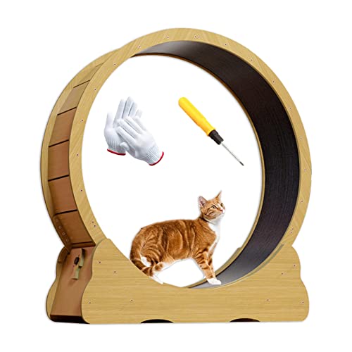Laufrad für Katzen zum Abnehmen, Trainingsrad für Katzen, Laufband für Fitness, Spielzeug zum Abnehmen, Indoor-Katzenrad für Katzenübungen, Kratzbrett für Katzenturm (Größe: 110 cm x 36,5 cm Laufrad für Katzen zum Abnehmen, Trainingsrad für Katzen, Laufband für Fitness, Spielzeug zum Abnehmen, Indoor-Katzenrad für Katzenübungen, Kratzbrett für Katzenturm (Größe: 110 cm x 36,5 cm von Generic