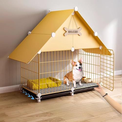 Laufstall, Hundekäfig, Laufstall, Hundekiste Vier Jahreszeiten Allzweck(75 * 39 * 85cm) von Generic