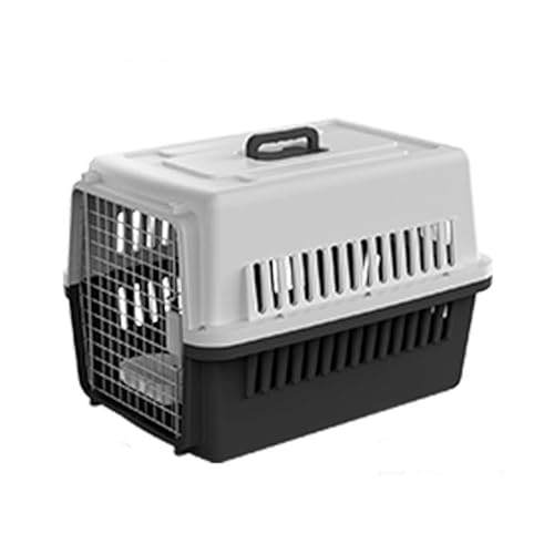 Laufstall, Hundekäfig, Laufstall, Reise-Hundebox, Versandbox, staubdicht, atmungsaktiv(Black,81 * 57 * 59cm) von Generic