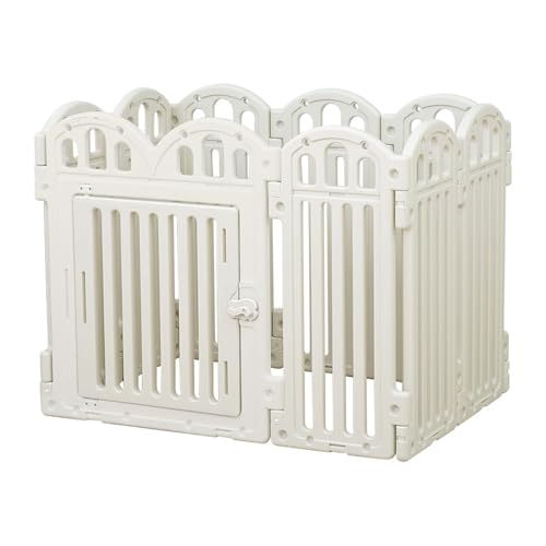 Laufstall, Hundekäfig, Laufstall, Tragbare Hundebox, Hundezaun, Innenschutzzaun(70 * 70 * 80cm) von Generic