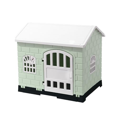 Laufstall, Hundekäfig, Laufstall, zusammenklappbare Hundebox, tragbare Hundebox for Zuhause(Green) von Generic