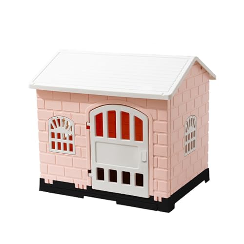 Laufstall, Hundekäfig, Laufstall, zusammenklappbare Hundebox, tragbare Hundebox for Zuhause(Pinky) von Generic