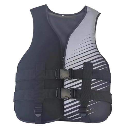 Leichte Neopren-Rettungsweste for Erwachsene, verstellbare Auftriebsweste, mit schnelltrocknendem Stoff, for Kajakfahren, Bootfahren, Schnorcheln und Angelausrüstung(XXL) von Generic