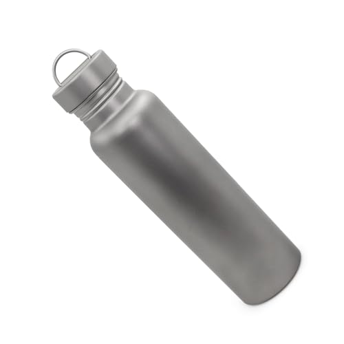 Leichtes Rucksackwasserflasche, Tragbarer Campingbecher, Ti -Material, mit Campingwasserflaschen Im Freien, für Rucksackpackungen Campingwasserflasche, 0,5 Mm Dicke (800 ml) von Generic