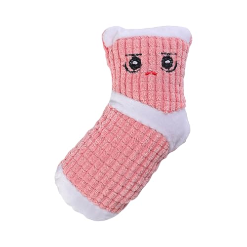 Leise Socken für Hunde zum Kauen mit Welpen Leise Socken für Welpen zum Kauen Robuste, kuschelige Hundesocken Weiche, leise, lautstarke Hundesocken für Haustiere Pzy238 (A, 20x13cm) von Generic