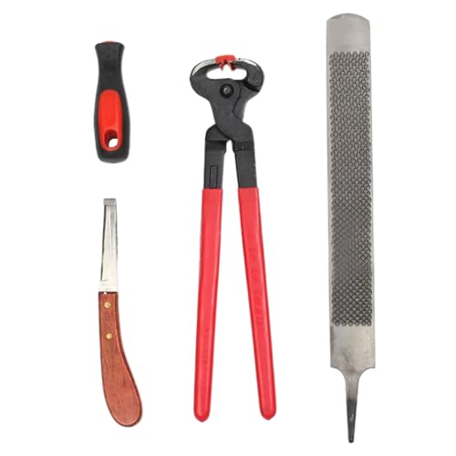 Maniscalco Clogging Tool Kit - 3pcs Raspa Für Von Pferden | Professionelle Metall -Cesoie -Tronchessen Für Huf | Palm Für Professionelle Nägel Anti -Slip Für, Be Maniscalco Clogging Tool Kit - 3pcs Raspa Für Von Pferden | Professionelle Metall -Cesoie -Tronchessen Für Huf | Palm Für Professionelle Nägel Anti -Slip Für, Be von Generic