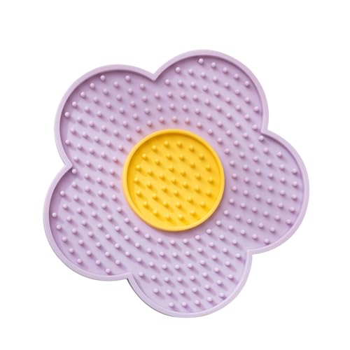 Matera Hunde-Leckteppich in Blumenform, ideal für die Vorbereitung, zum Schneiden von Nägeln, Badewannen, Stressabbau und zur Verringerung von Angstzuständen Matera Hunde-Leckteppich in Blumenform, ideal für die Vorbereitung, zum Schneiden von Nägeln, Badewannen, Stressabbau und zur Verringerung von Angstzuständen von Generic