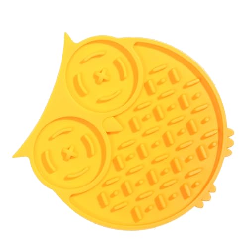 Mattmatte für Haustiere, Meidet das Silikon, das aus Langsamer Teppich für Hundefutter Ertrunken Ist (Yellow) von Generic