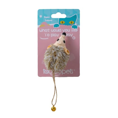 Maus-Spielzeug für Katzen, Plüschtier aus weichem Plüsch, hautfreundlich, für die Zahnpflege, Linderung von Langeweile für Katzen, Hamster, Kaninchen von Generic