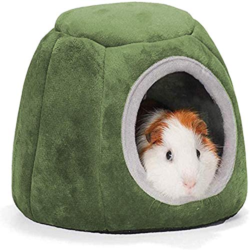 Meerschweinchen-Bett, Meerschweinchen-Spielzeug, Hamsterkäfig, Spielzeug für Meerschweinchen, Kleintiere (20 x 16 cm, Höhleneingang Durchmesser 10 cm) von CHENGYOUOUM