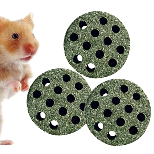 Meerschweinchen-Spielzeug - Natürliche Timothy Heustöcke Hasen Kauspielzeug | Faserreiche Bissen für Kaninchen, Hamster, Chinchillas und Eichhörnchen | Gesunde Snacks verhindern überwachsene Zähne und von Generic