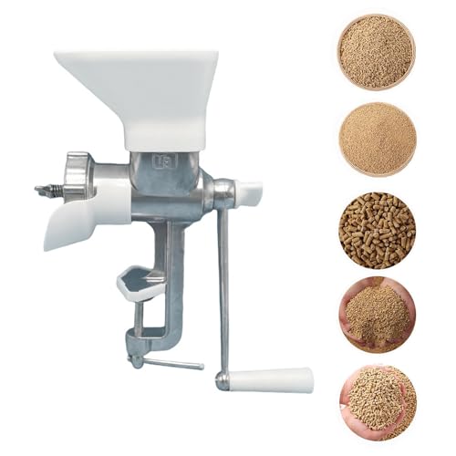 Multifunktionales Handbuch Animal Feed Pellet Machine mit Trichter, Edelstahl -Tiernahrungsnahrungsgranulator, Fischereiköder, Hundekatze Vogelfisch, Tragbare Pelletmühle für Haushaltsnutzung von Generic