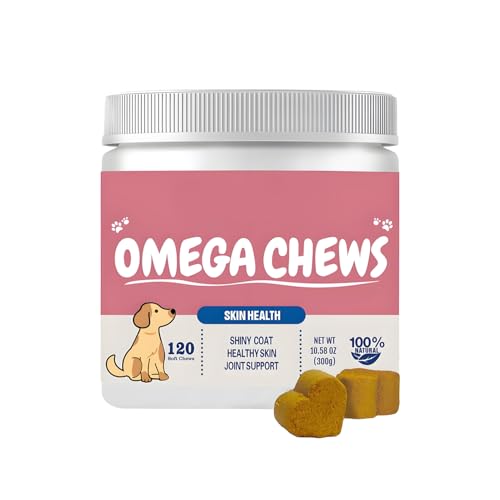 Nahrungsergänzungsmittel für Haut und Hund - Gelenkergänzung | 120 Stück Nutritionelle Kausnacks zur Feuchtigkeitsversorgung der Gelenkhaut und der Gesundheit des von Generic
