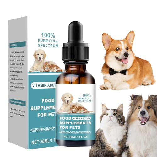 Nahrungsergänzungsmittel für Hunde, Nahrungsergänzungsmittel für Hunde, Nahrungsergänzungsmittel für Kätzchen, Nahrungsergänzungsmittel für Hunde und Katzen 30 ml, effiziente Nahrungsergänzung für Hau Nahrungsergänzungsmittel für Hunde, Nahrungsergänzungsmittel für Hunde, Nahrungsergänzungsmittel für Kätzchen, Nahrungsergänzungsmittel für Hunde und Katzen 30 ml, effiziente Nahrungsergänzung für Hau von Generic
