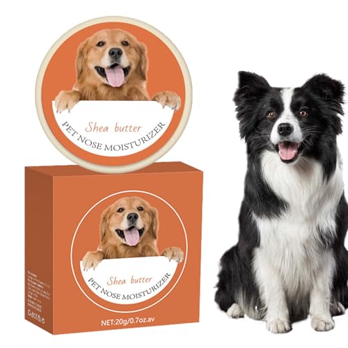 Nasencreme für Hunde - 20g natürlicher Balsam, Lick -Safes -Feuchtigkeitscremes | Heilt trockene, knusprige und beschädigte Nasen, repariert rissige Haut, schützt empfindliche Hundenasen vor dem Kapel Nasencreme für Hunde - 20g natürlicher Balsam, Lick -Safes -Feuchtigkeitscremes | Heilt trockene, knusprige und beschädigte Nasen, repariert rissige Haut, schützt empfindliche Hundenasen vor dem Kapel von Generic