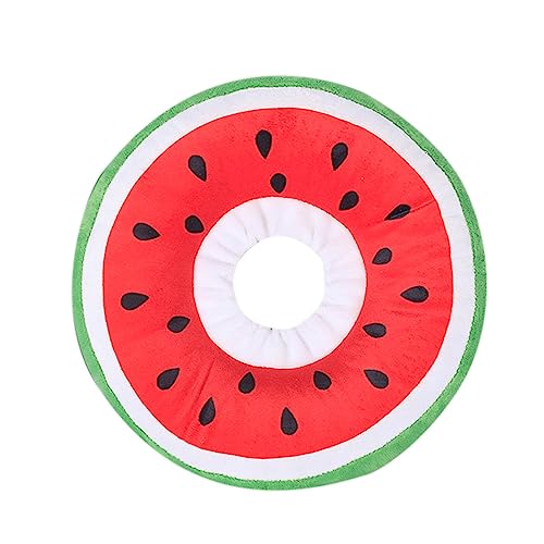 Neue Elektrische Stickerei Fruchtform Wassermelone Ananas Erdbeere Orange Ring Katze Halsband Katze Halsband Anti Lecken Weiß Scham Ring Weiche Katze Liefert Innenring Einstellbare Größe ULs87 von Generic