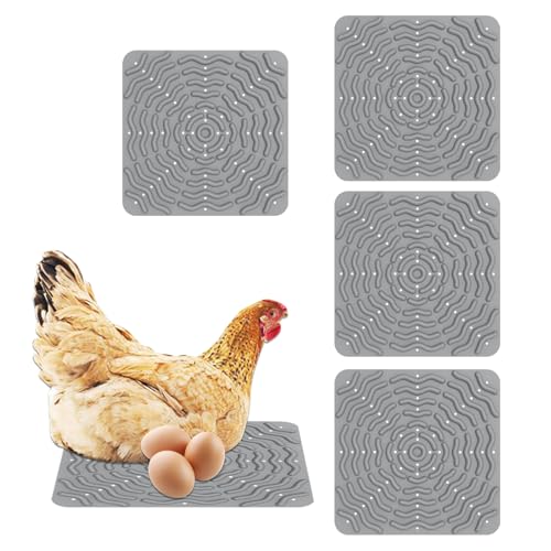 Nistkastenmatte für Hühner | Unterlagen für Legenester, 4 Stück, aus Silikon, wiederverwendbar, für Küken, Entchen, Legehennen und Sitzstangen im Hühnerstall Nistkastenmatte für Hühner | Unterlagen für Legenester, 4 Stück, aus Silikon, wiederverwendbar, für Küken, Entchen, Legehennen und Sitzstangen im Hühnerstall von Generic
