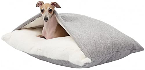 Orthopädisches Hundebett mit Kapuze Decke Waschbar Abnehmbarer Schlafsack für kleine mittelgroße Haustiere Gemütliches Hunde/Katzenbett mit Kapuze weiches flauschiges bequemes Sofa Grau 100 x 75 x 30 Orthopädisches Hundebett mit Kapuze Decke Waschbar Abnehmbarer Schlafsack für kleine mittelgroße Haustiere Gemütliches Hunde/Katzenbett mit Kapuze weiches flauschiges bequemes Sofa Grau 100 x 75 x 30 von Generic