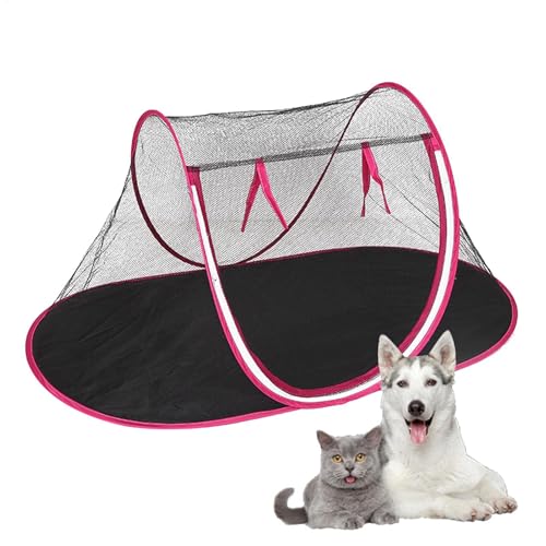 Outdoor-Katzenzelte für Hauskatzen, Zusammenklappbarer Laufstall für Haustiere, tragbarerSpielhaus für Katzen im Freien, Hundezaun für Camping, Hundelaufstall, tragbares kleines Haustierzelt für Katze Outdoor-Katzenzelte für Hauskatzen, Zusammenklappbarer Laufstall für Haustiere, tragbarerSpielhaus für Katzen im Freien, Hundezaun für Camping, Hundelaufstall, tragbares kleines Haustierzelt für Katze von Generic