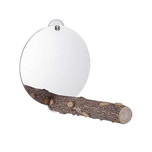 Papageienspiegel Vogelspiegel Spielzeug Vogelspiegel mit hölzerner Barschstange for Käfigzubehör Dekoration stehende Stangenklaue for kleine und mittelgroße Vögel Papageienspiegel Vogelspiegel Spielzeug Vogelspiegel mit hölzerner Barschstange for Käfigzubehör Dekoration stehende Stangenklaue for kleine und mittelgroße Vögel von Generic