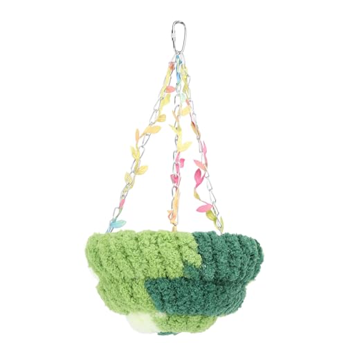 Papageienzüchtung Hanging Swing, Verbesserter Komfort Vogel Hanging Swing Plüsch Gemütlich für Zuhause (Kleine Größe (29,9 x 15 x 6,7 Zoll)) von Generic