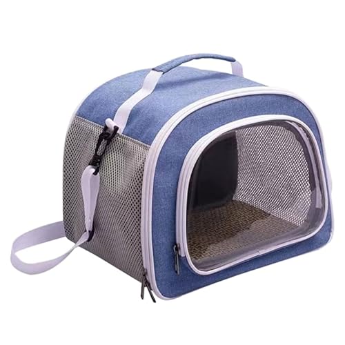 Pet Carriers Bag Portable Foldable Bag Papageien Bag Outgoing Travel Pet Bag With Widening Handle & Window Travel Cage von Generic