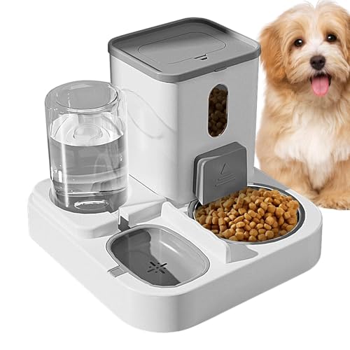 Pet Dry Food Dispenser - Smart Cat Feeder, Pet Dispenser Mit Kapazität | Anti-Tipp Hundefutter Katzenfutter Spender, Anti-Spill Lebensmittel Kapazität Kleines Kätzchen Wasserfutter Für Reiseshotelappa von Generic