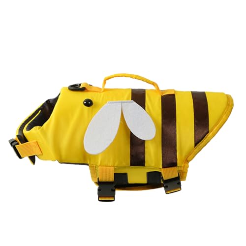 Pet Floatation Vest – Secure Dog Swim Jacket with Fast-Release Buckles, Fashionable Water Safety Gear for Puppies and Adult Dogs, Comfortable lifejecket for Beach Pool Lake Boating, Fits Various Sizes von Generic