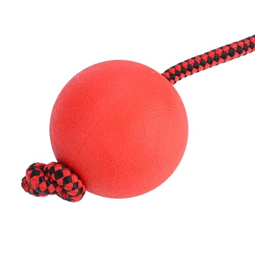 Petlou Hunde-Trainingsball mit Seil, Hundeball zum Apportieren und Spielen, langlebig und ungiftig (Medium) von Generic