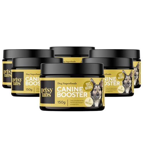 Petstile Canine Booster mit Grünlippmuschel für Hunde, Hund Grünmuschelextrakt, Stärkt das Immunsystem, unterstützt Gelenke und Beweglichkeit, 150g Muschelextrakt Pulver von Petstile