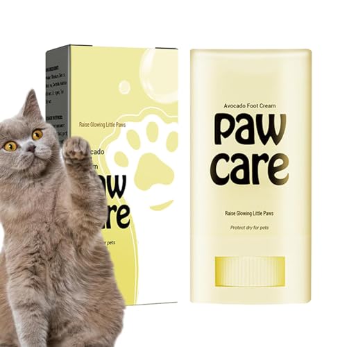 Pfotenbalsam-Stick, Hundepfoten-Pad-Balsam, lecksicher | 15g Avocado Hundepfotenwachs - Pets Nasencremebutter, Pfotenpolsterlotion – natürlicher Hundepfotenschutzbalsam schützt und heilt trockene, ris Pfotenbalsam-Stick, Hundepfoten-Pad-Balsam, lecksicher | 15g Avocado Hundepfotenwachs - Pets Nasencremebutter, Pfotenpolsterlotion – natürlicher Hundepfotenschutzbalsam schützt und heilt trockene, ris von Generic