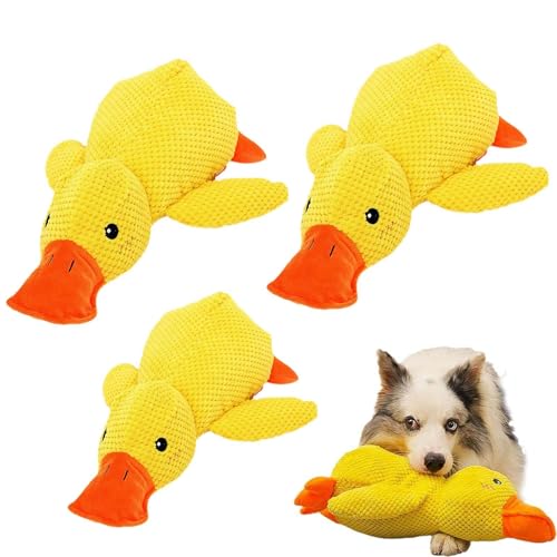 Anti Stress Ente Hund - 3 STK Interaktives Hundespielzeug Ente, Quietschspielzeug Hund Kuscheltier,Antistressente Keep Calm Hunde Süß Plüschtier S M L Anti Stress Ente Hund - 3 STK Interaktives Hundespielzeug Ente, Quietschspielzeug Hund Kuscheltier,Antistressente Keep Calm Hunde Süß Plüschtier S M L von Generic