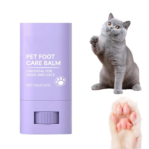 Pfotenrettungsbalsam, Pfotenballenbalsam | Hundepfoten-Balsamstift | 15 g Pfotenpolster-Lotion, cremige Butter für Katzen, Hundepfotenschutz für heißes Pflaster, spendet Feuchtigkeit und beruhigt gere Pfotenrettungsbalsam, Pfotenballenbalsam | Hundepfoten-Balsamstift | 15 g Pfotenpolster-Lotion, cremige Butter für Katzen, Hundepfotenschutz für heißes Pflaster, spendet Feuchtigkeit und beruhigt gere von Generic